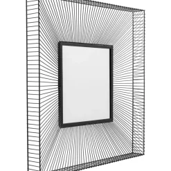 Spiegel-KARE Design Spiegel Dimension Square Schwarz 91X91Cm