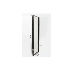 Spiegel-KARE Design Spiegel Ombra Mo Soft Schwarz 80X200Cm