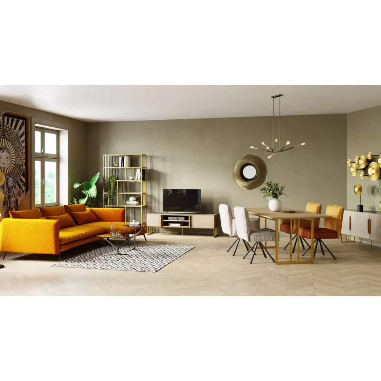 Spiegel-KARE Design Spiegel Rayos O102