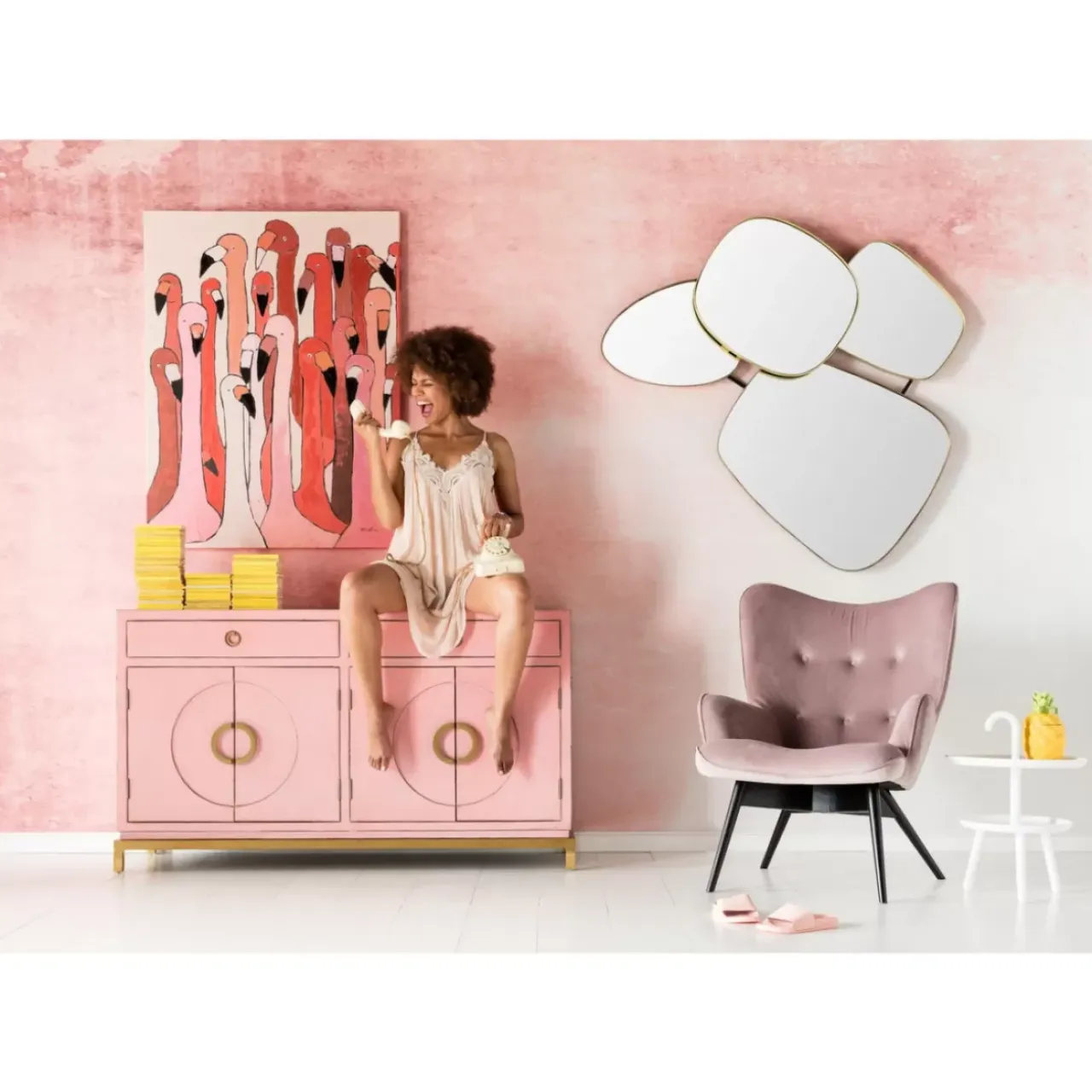 Spiegel-KARE Design Spiegel Shapes 130X110Cm