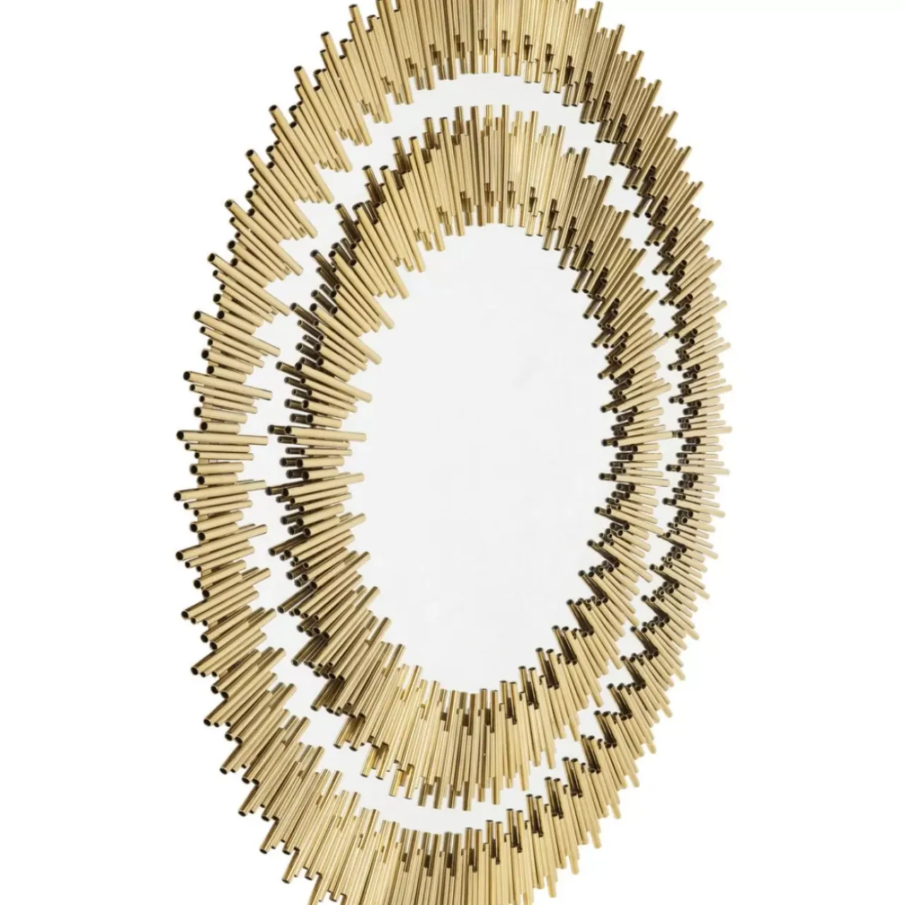 Spiegel-KARE Design Spiegel Solare Gold O132Cm