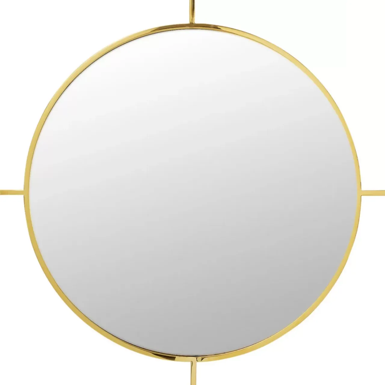 Spiegel-KARE Design Spiegel Stanford Frame Gold O90Cm