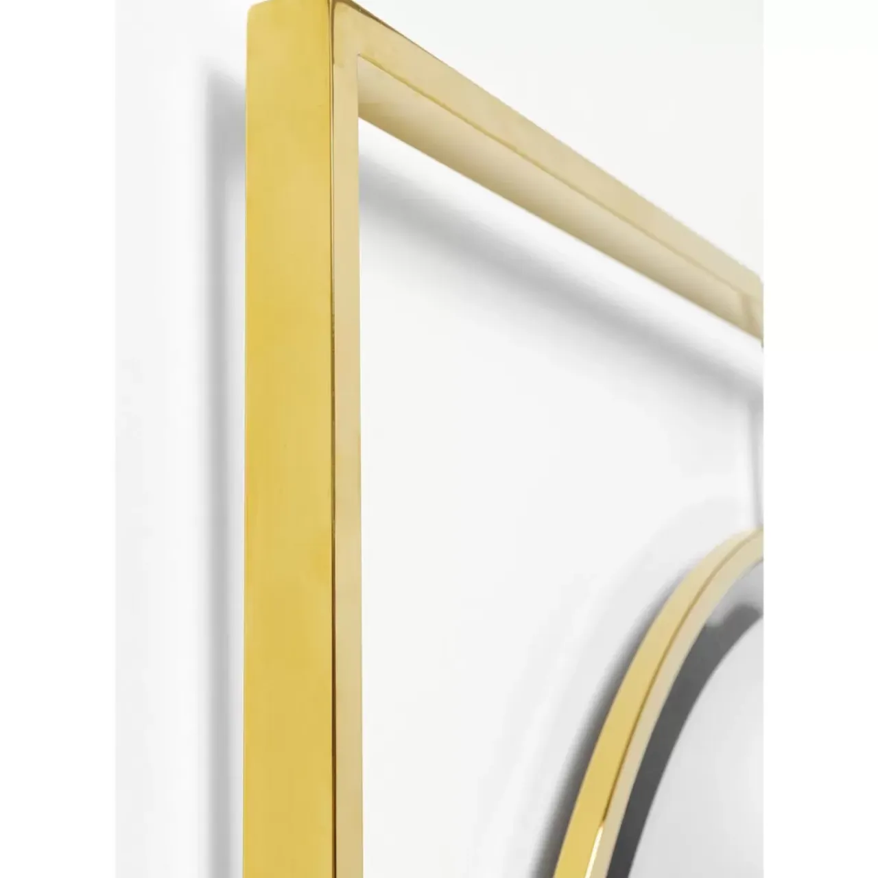 Spiegel-KARE Design Spiegel Stanford Frame Gold O90Cm