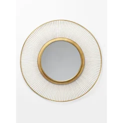 Spiegel-KARE Design Spiegel Sun Storm Gold O93Cm