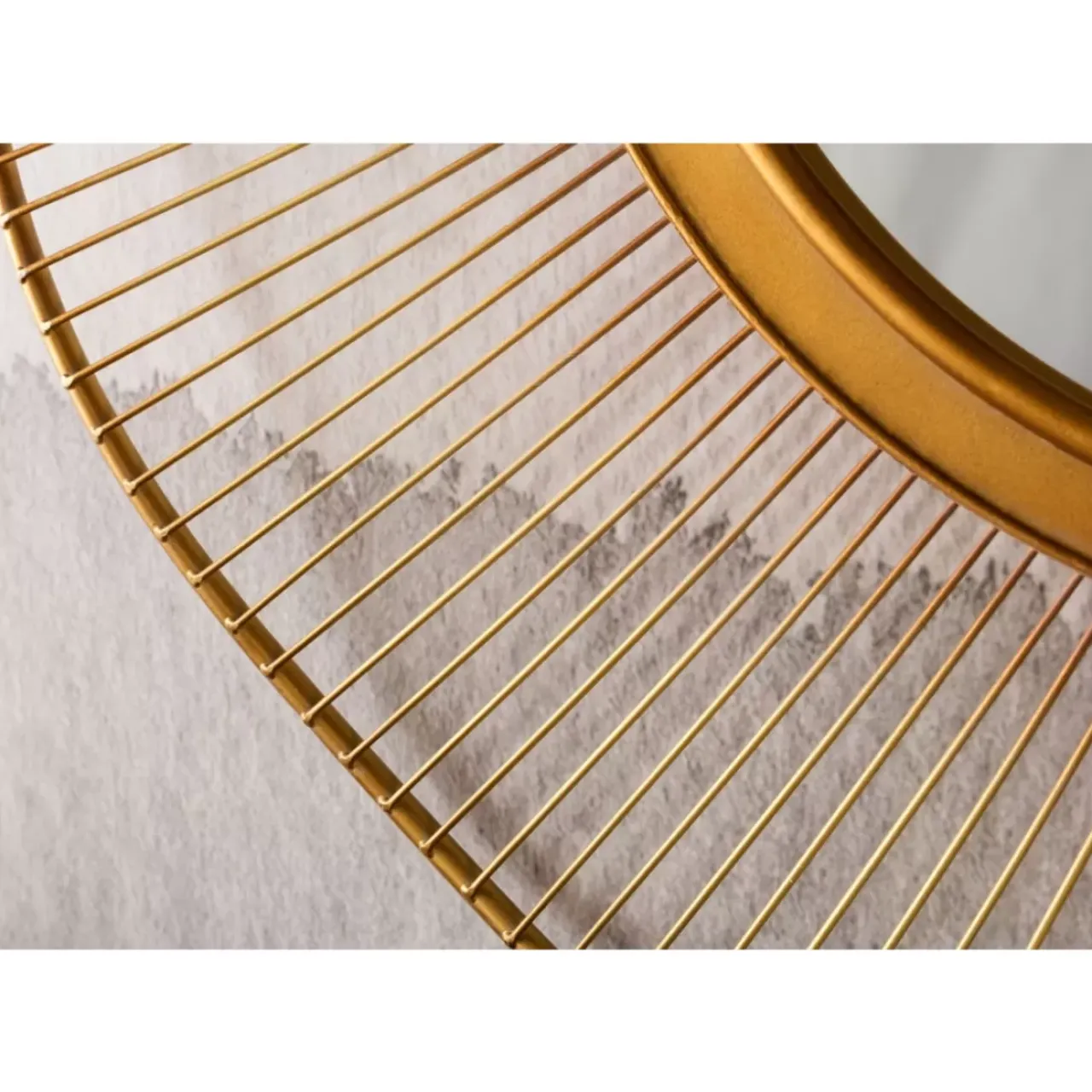 Spiegel-KARE Design Spiegel Sun Storm Gold O93Cm