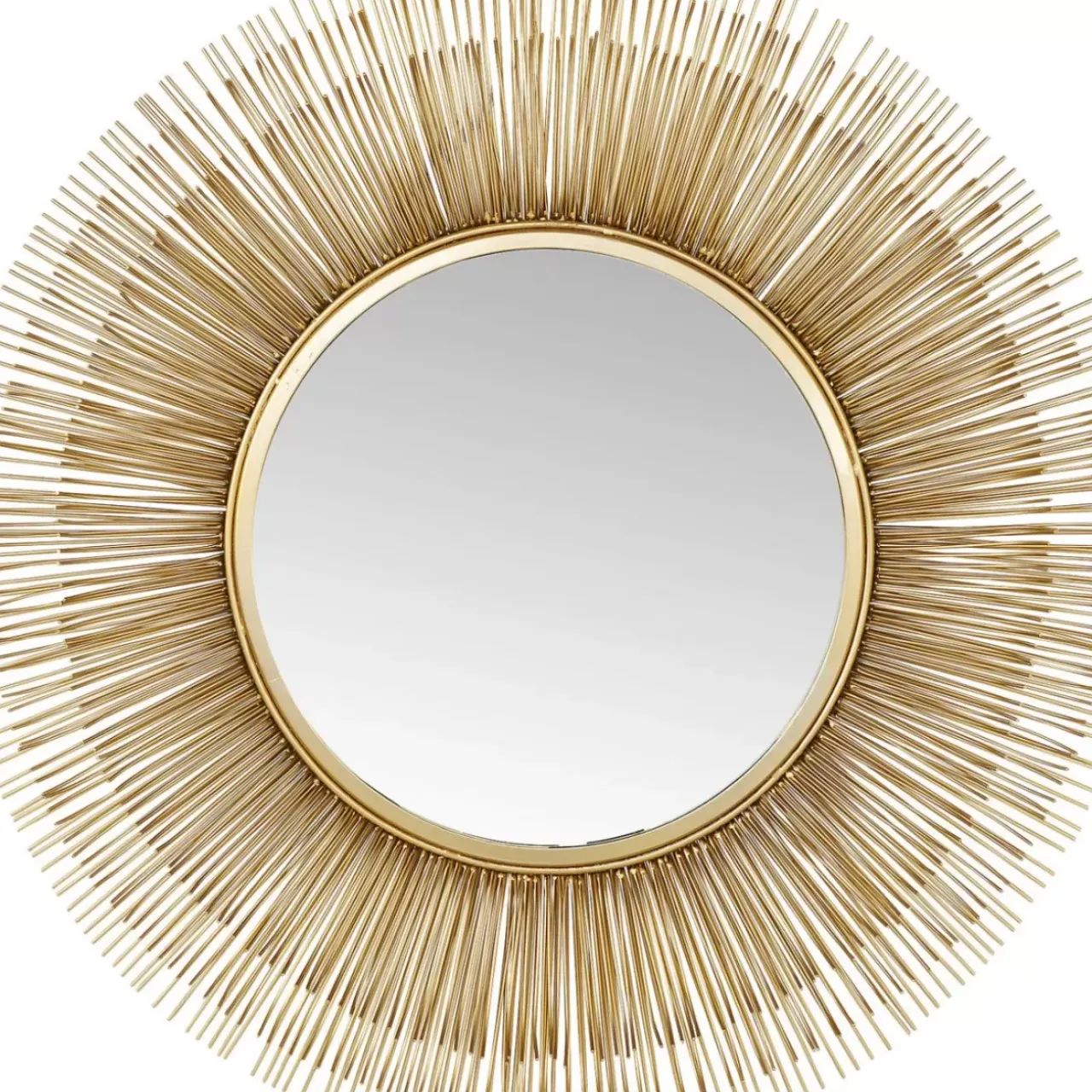 Spiegel-KARE Design Spiegel Sunburst Tre Gold O87Cm