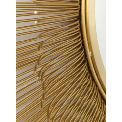 Spiegel-KARE Design Spiegel Sunburst Tre Gold O87Cm