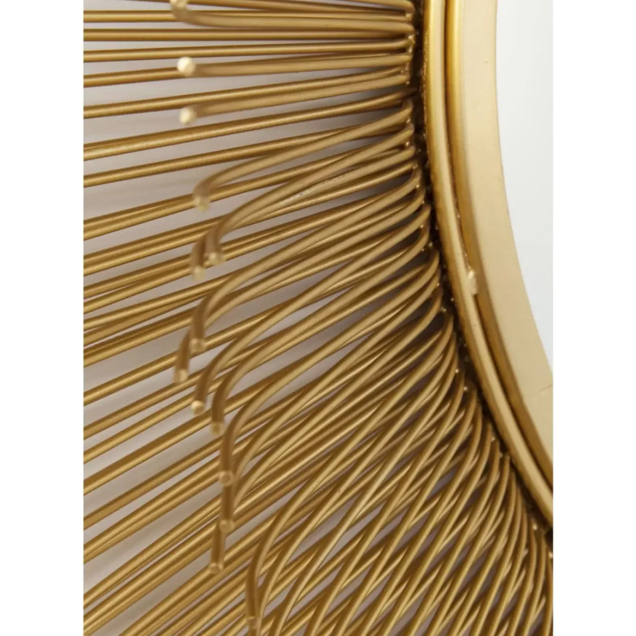 Spiegel-KARE Design Spiegel Sunburst Tre Gold O87Cm