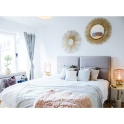 Spiegel-KARE Design Spiegel Sunburst Tre Gold O87Cm