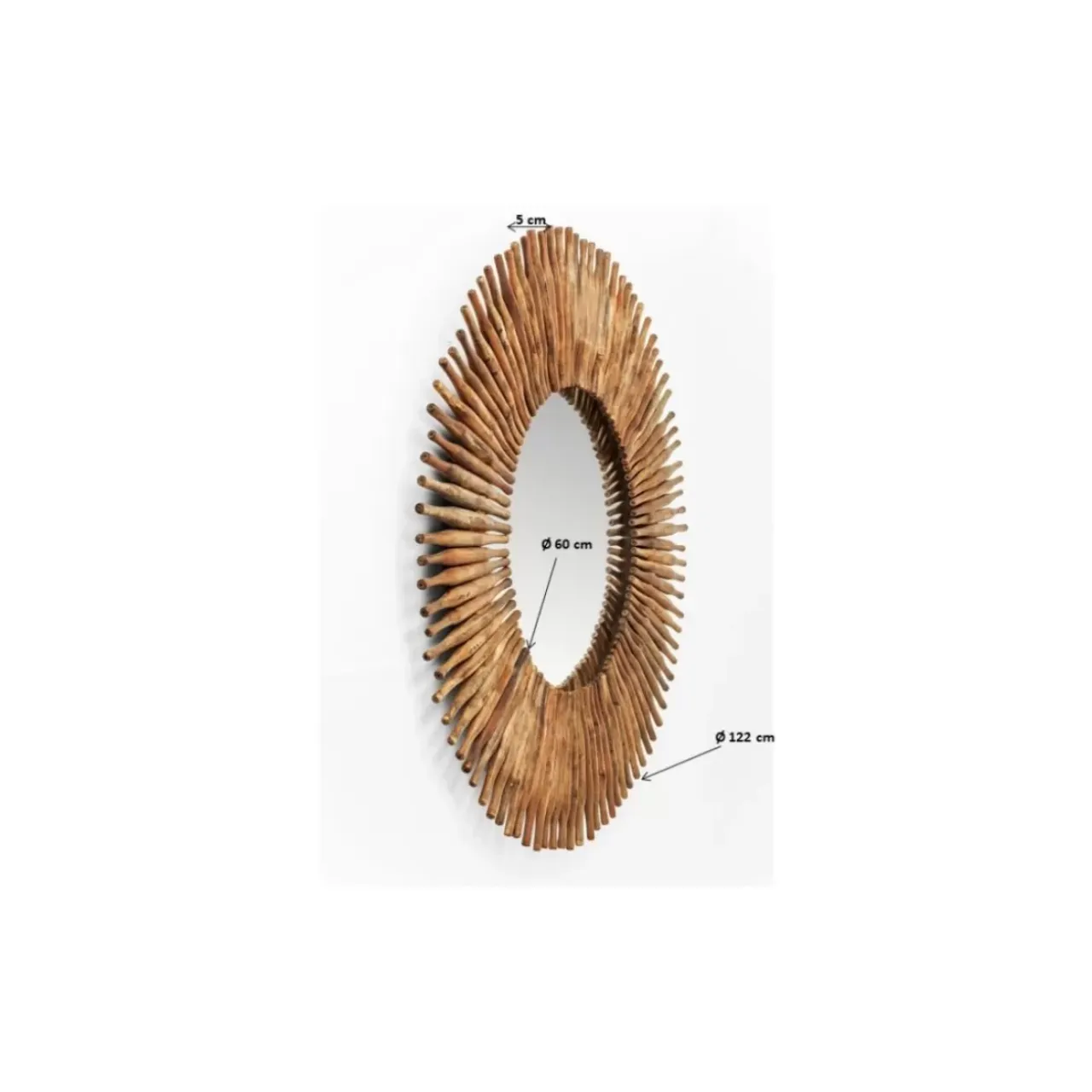 Spiegel-KARE Design Spiegel Sunlight O120Cm