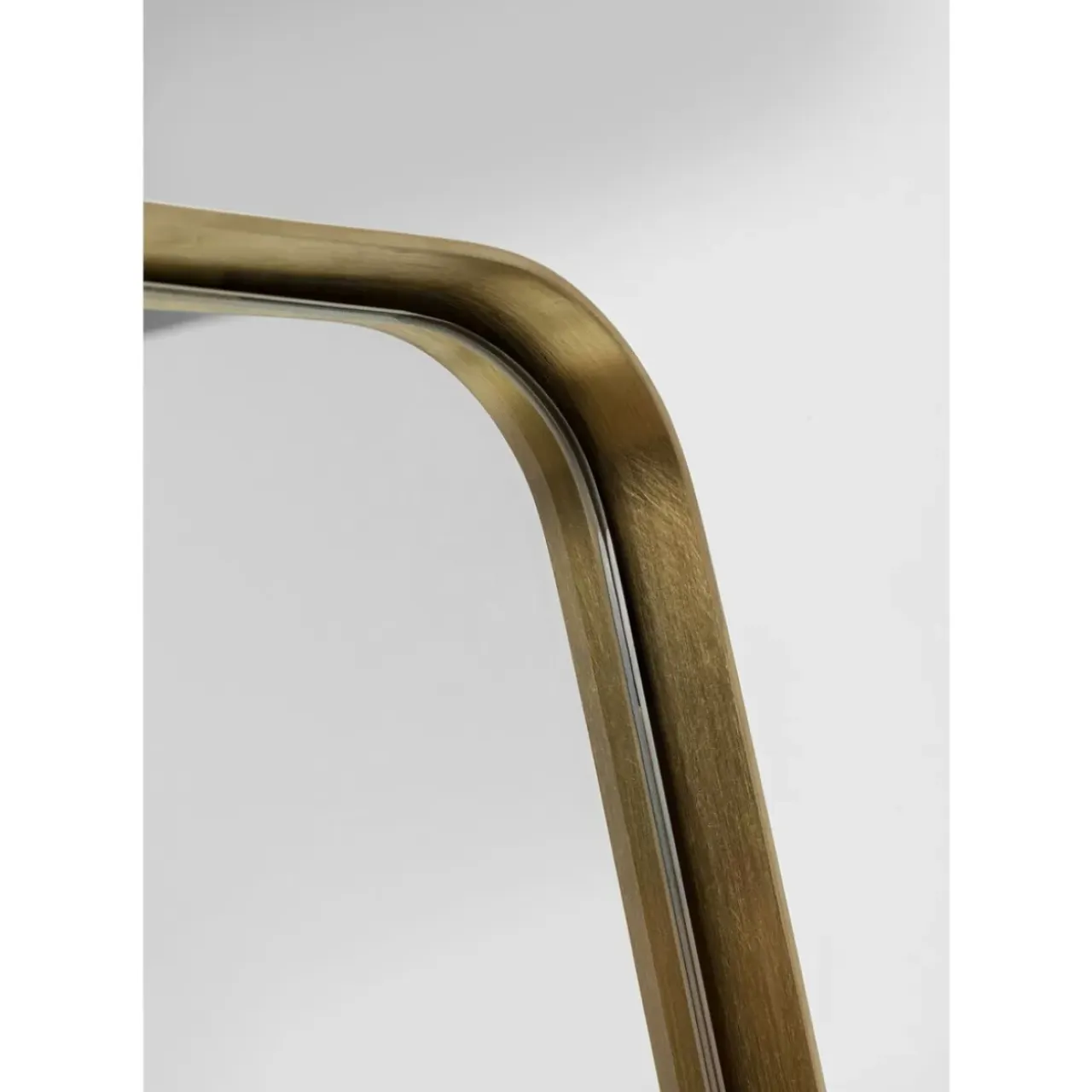 Spiegel-KARE Design Standspiegel Curve Arch Gold 55X160Cm