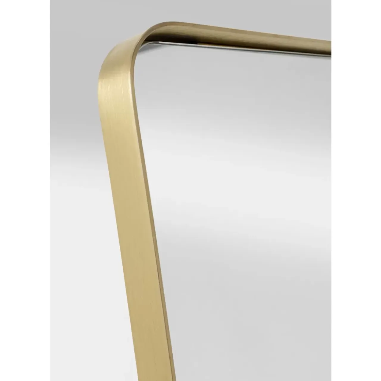 Spiegel-KARE Design Standspiegel Curve Arch Gold 55X160Cm