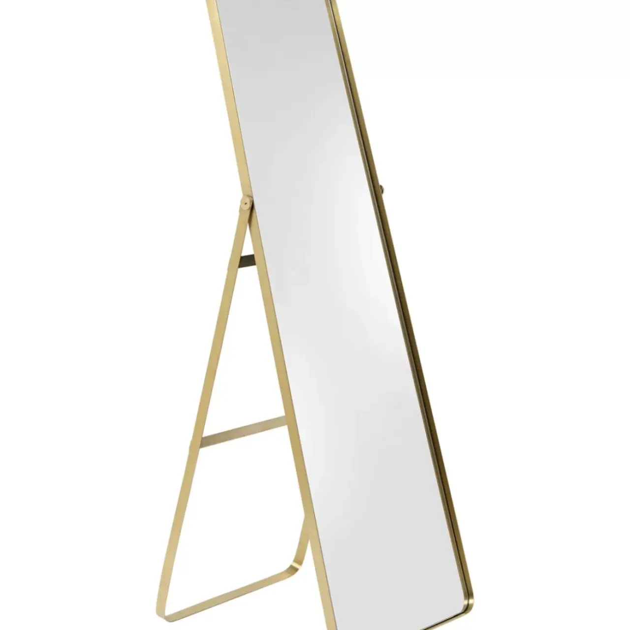Spiegel-KARE Design Standspiegel Curve Arch Gold 55X160Cm