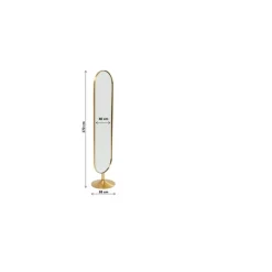 Spiegel-KARE Design Standspiegel Curve Mo 40X170Cm