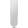 Spiegel-KARE Design Standspiegel Curvy Chrom Look 40X170Cm
