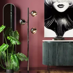 Steh & Bodenleuchten-KARE Design Stehleuchte Calotta Chrome