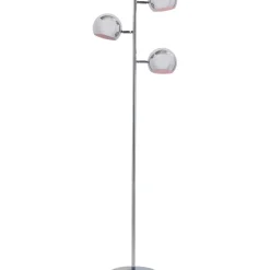 Steh & Bodenleuchten-KARE Design Stehleuchte Calotta Chrome