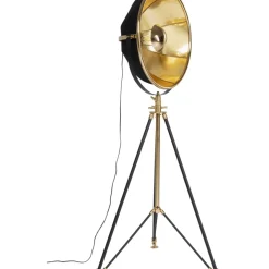 Steh & Bodenleuchten-KARE Design Stehleuchte Cinema Gold 190Cm