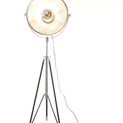 Steh & Bodenleuchten-KARE Design Stehleuchte Cinema Silber 190Cm