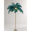 Steh & Bodenleuchten-KARE Design Stehleuchte Feather Palm Grun 165Cm