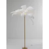 Steh & Bodenleuchten-KARE Design Stehleuchte Feather Palm Weis 165Cm