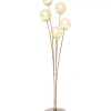 Steh & Bodenleuchten-KARE Design Stehleuchte Five Balls Amber Brass