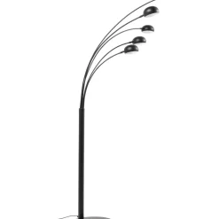 Steh & Bodenleuchten-KARE Design Stehleuchte Five Fingers Schwarz Matt