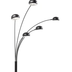 Steh & Bodenleuchten-KARE Design Stehleuchte Five Fingers Schwarz Matt