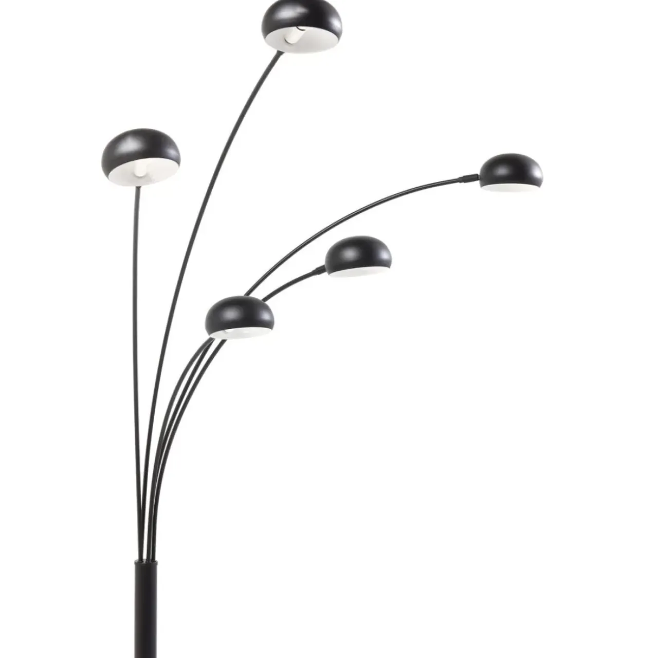 Steh & Bodenleuchten-KARE Design Stehleuchte Five Fingers Schwarz Matt