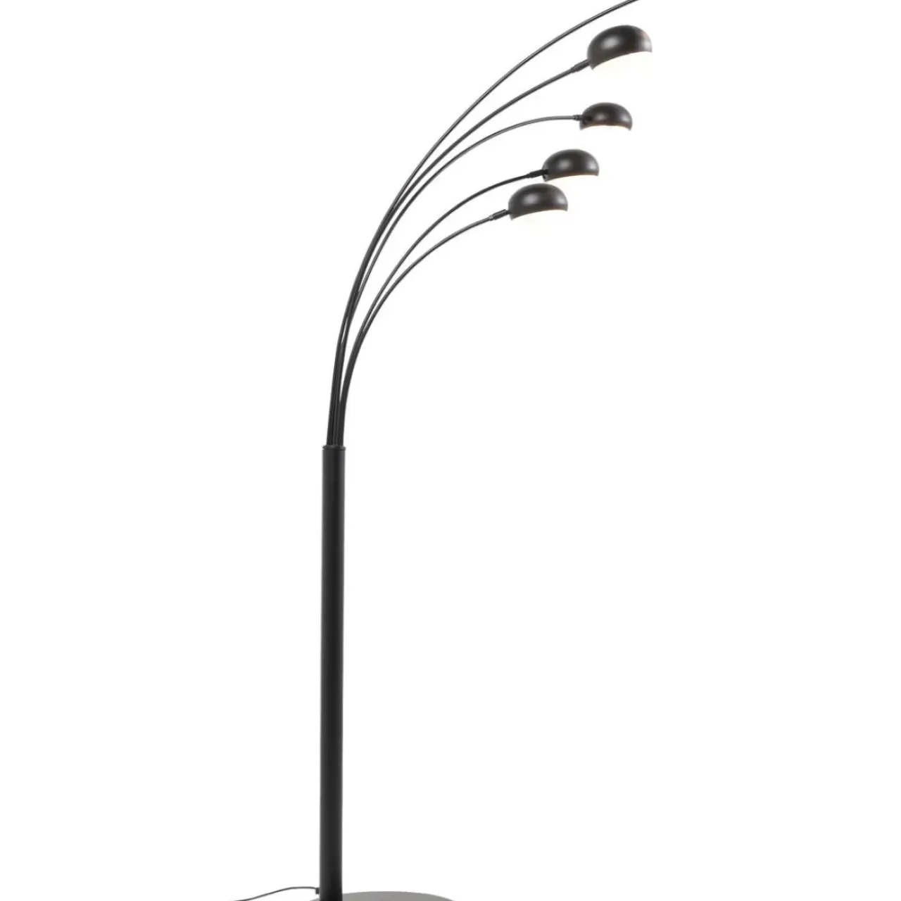 Steh & Bodenleuchten-KARE Design Stehleuchte Five Fingers Schwarz Matt