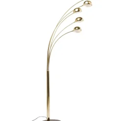 Steh & Bodenleuchten-KARE Design Stehleuchte Five Fingers Brass