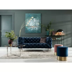 Steh & Bodenleuchten-KARE Design Stehleuchte Five Fingers Brass