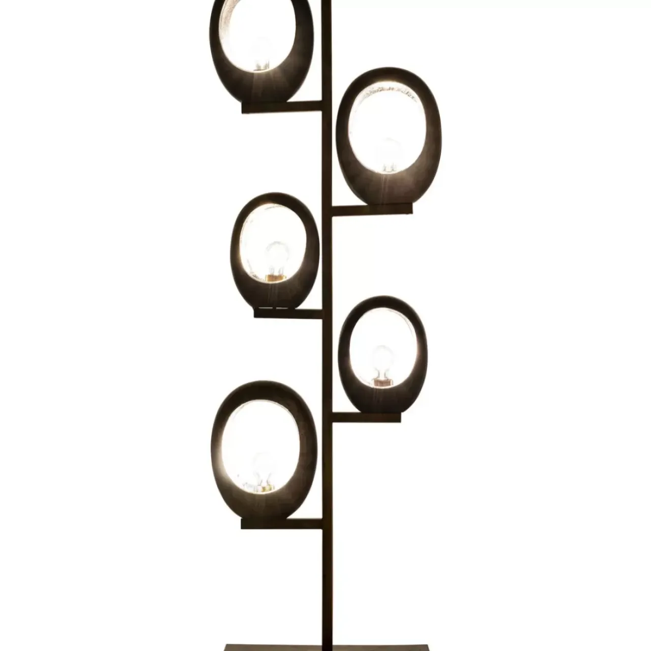 Steh & Bodenleuchten-KARE Design Stehleuchte Five Loops 173Cm