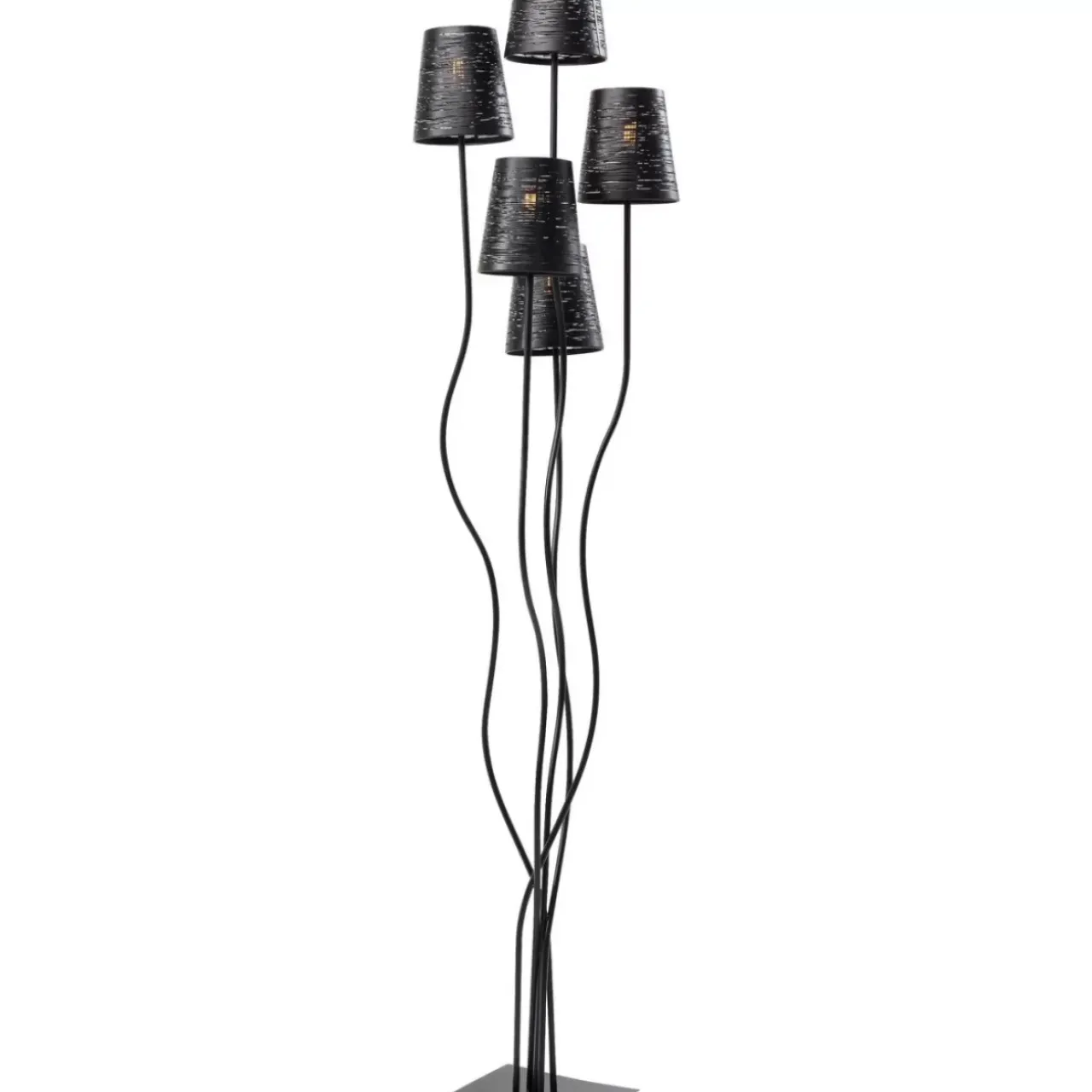 Steh & Bodenleuchten-KARE Design Stehleuchte Flexible Black Cinque