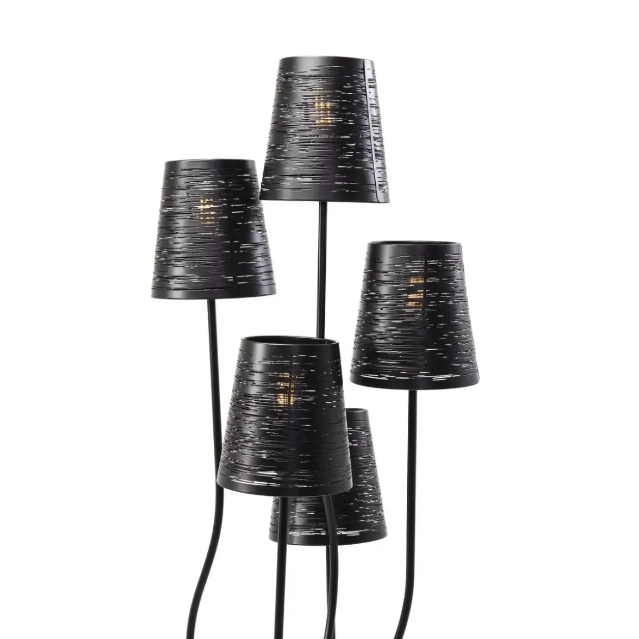 Steh & Bodenleuchten-KARE Design Stehleuchte Flexible Black Cinque