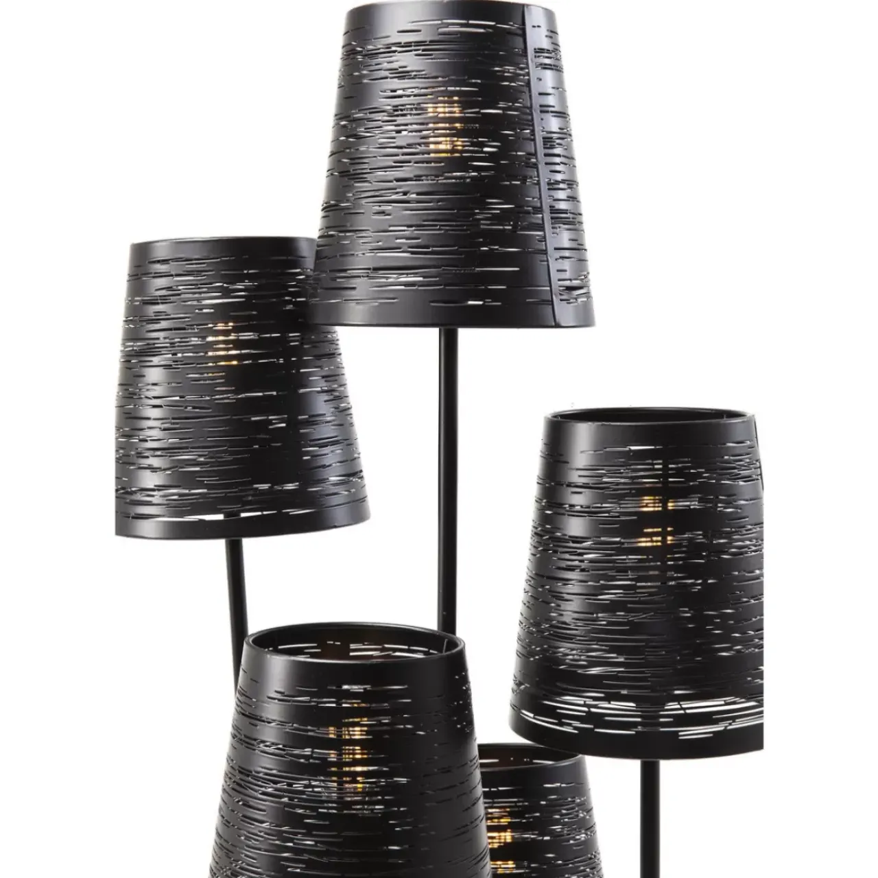 Steh & Bodenleuchten-KARE Design Stehleuchte Flexible Black Cinque