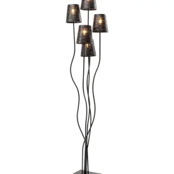 Steh & Bodenleuchten-KARE Design Stehleuchte Flexible Black Cinque