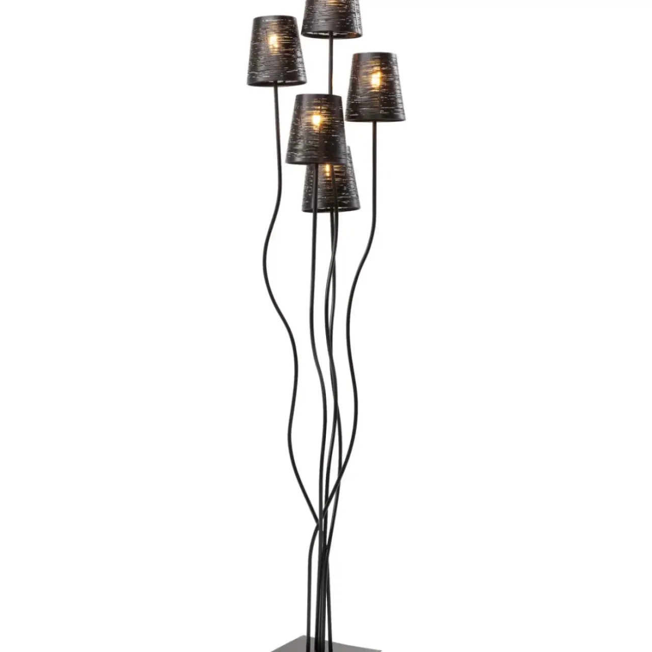 Steh & Bodenleuchten-KARE Design Stehleuchte Flexible Black Cinque