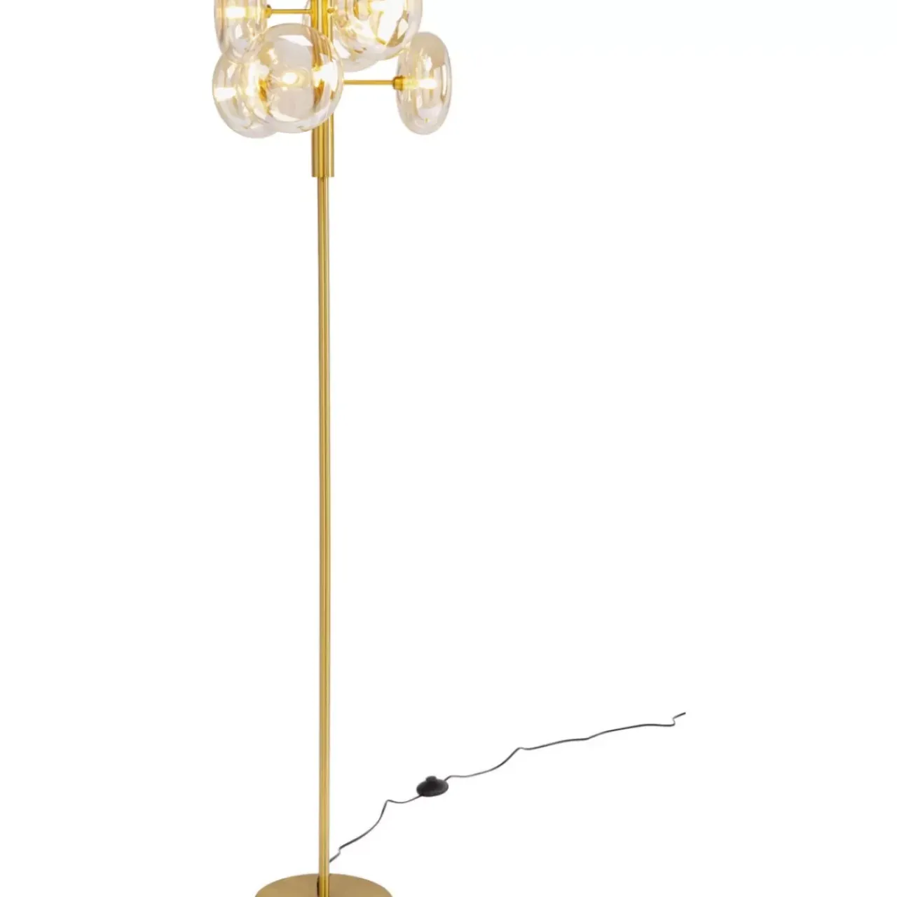 Steh & Bodenleuchten-KARE Design Stehleuchte Headlight Brass 163Cm
