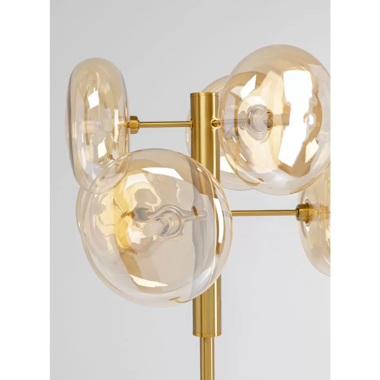 Steh & Bodenleuchten-KARE Design Stehleuchte Headlight Brass 163Cm