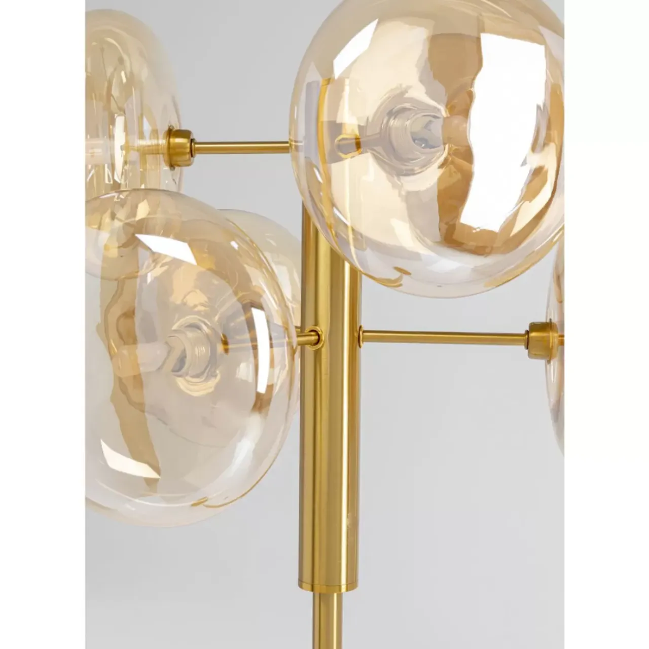 Steh & Bodenleuchten-KARE Design Stehleuchte Headlight Brass 163Cm