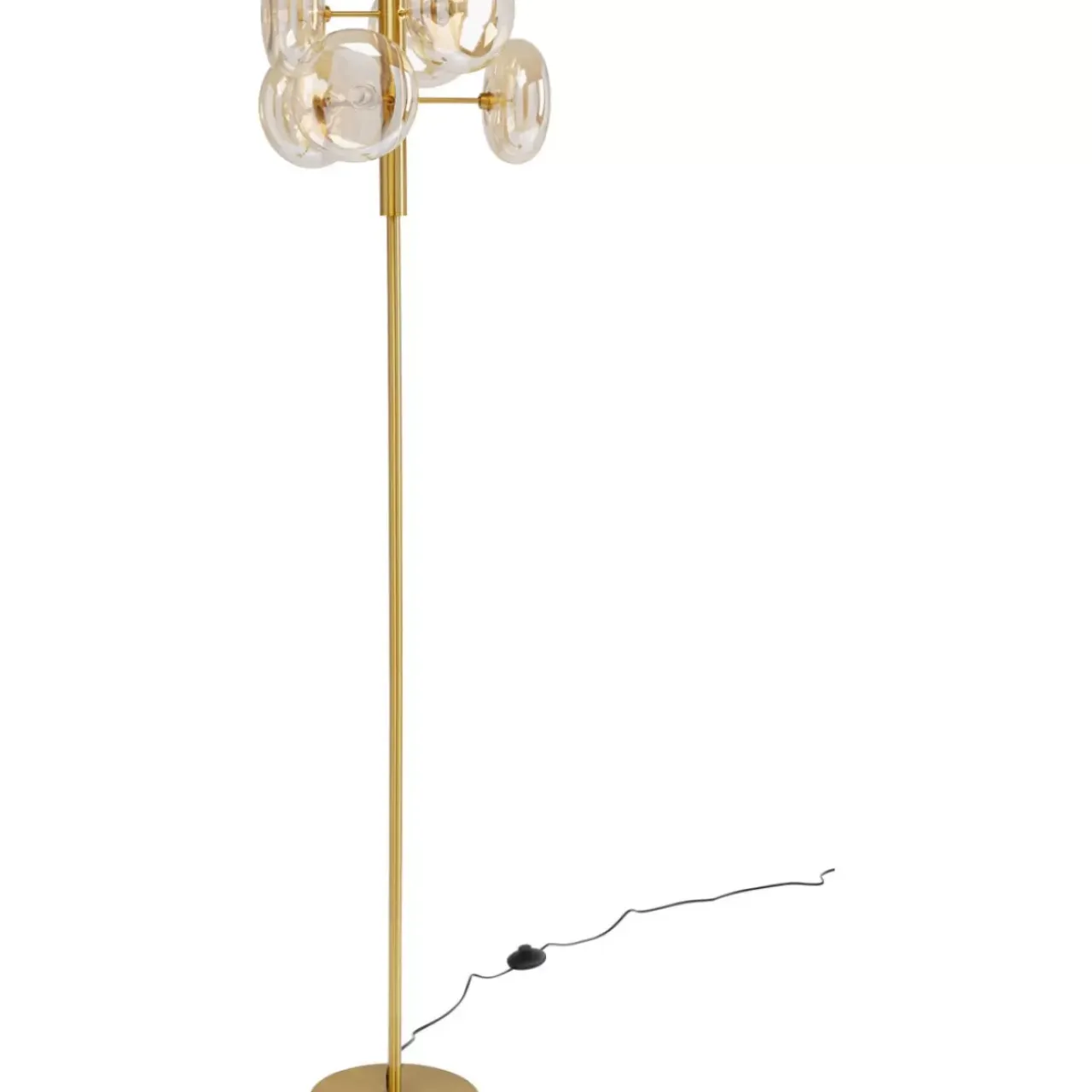 Steh & Bodenleuchten-KARE Design Stehleuchte Headlight Brass 163Cm