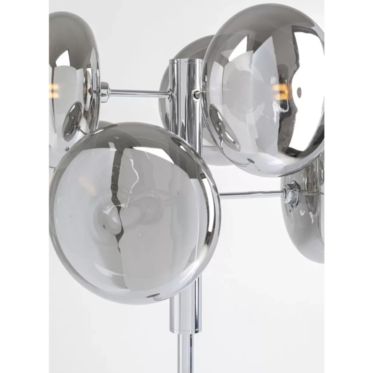 Steh & Bodenleuchten-KARE Design Stehleuchte Headlight Chrome 163Cm