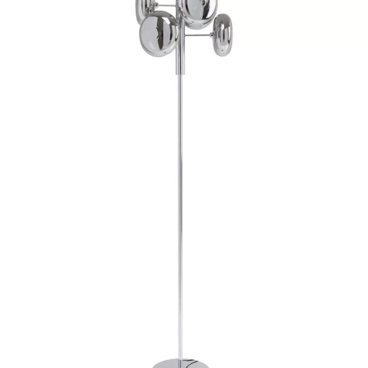 Steh & Bodenleuchten-KARE Design Stehleuchte Headlight Chrome 163Cm