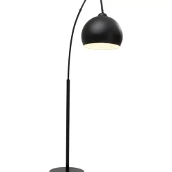 Steh & Bodenleuchten-KARE Design Stehleuchte Lounge Small Deal Eco Matt Schwarz 175