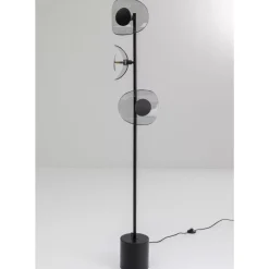 Steh & Bodenleuchten-KARE Design Stehleuchte Mariposa Schwarz Smoke 160Cm