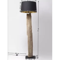 Steh & Bodenleuchten-KARE Design Stehleuchte Nature Straight
