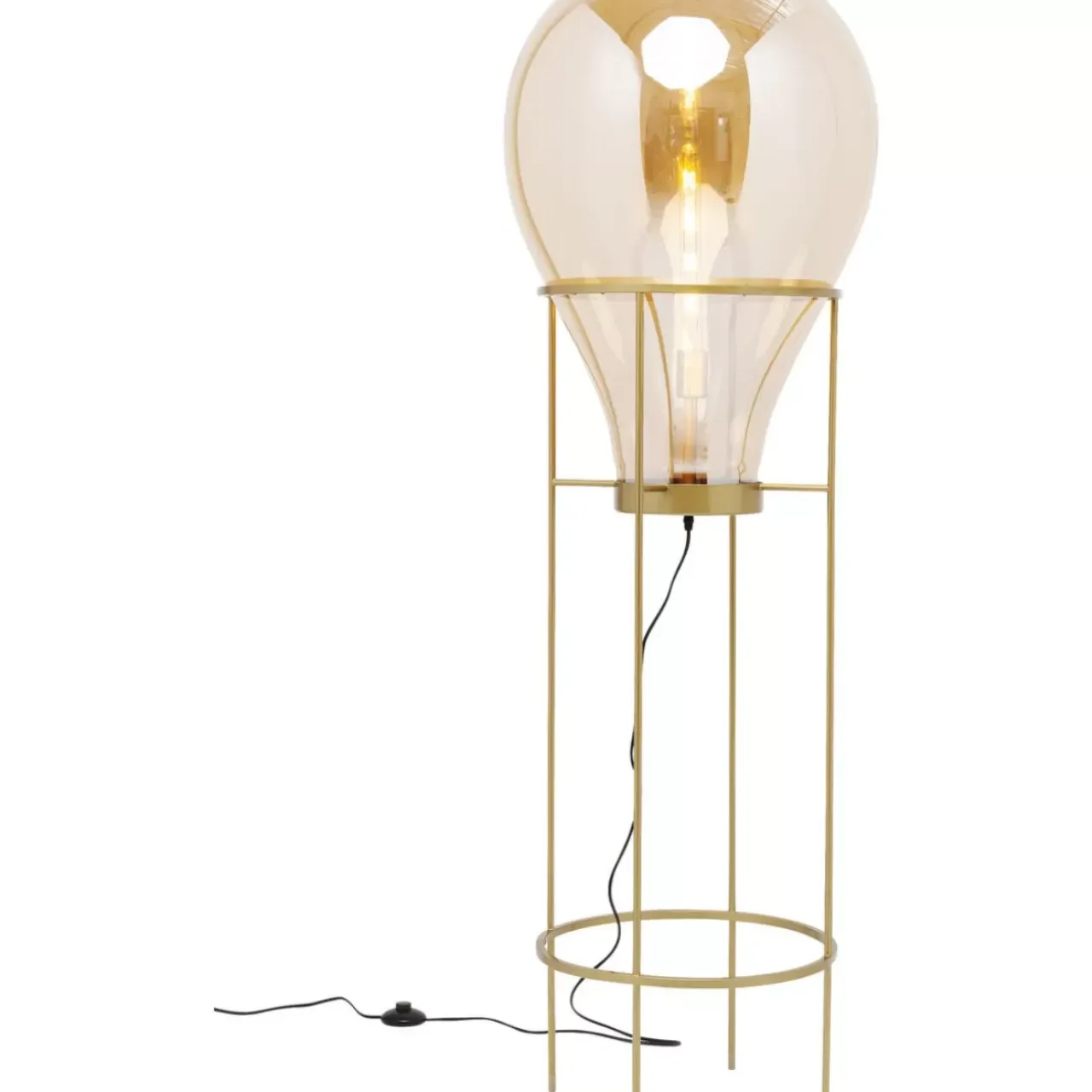 Steh & Bodenleuchten-KARE Design Stehleuchte Pear Frame 158Cm