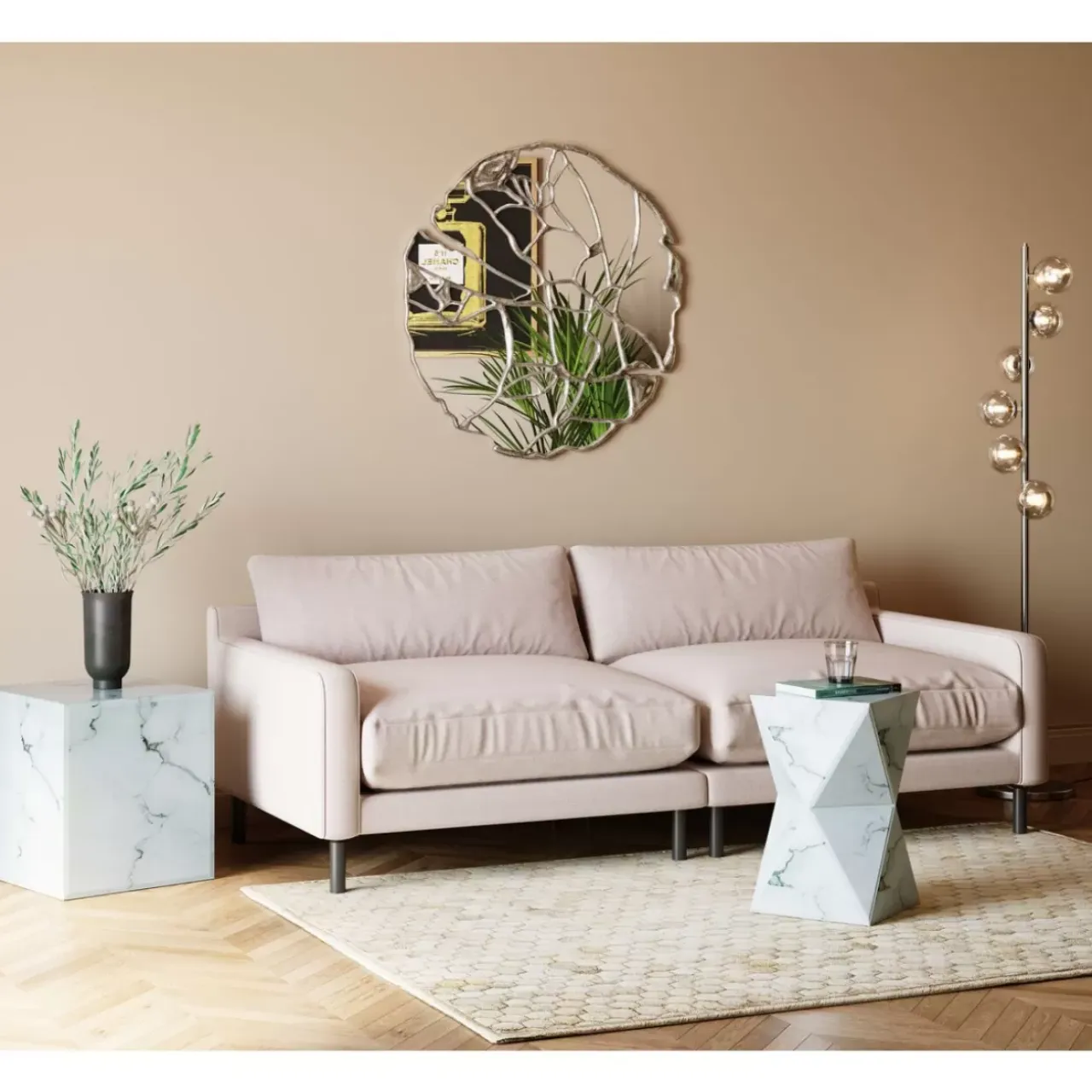 Steh & Bodenleuchten-KARE Design Stehleuchte Scala Balls Schwarz 160Cm