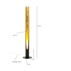 Steh & Bodenleuchten-KARE Design Stehleuchte Tube Duo Led